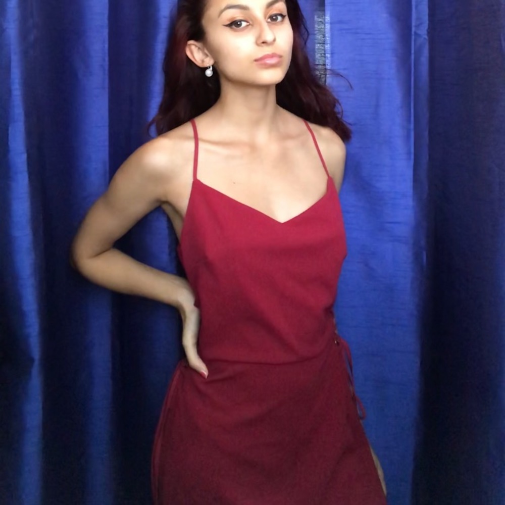 Red dress